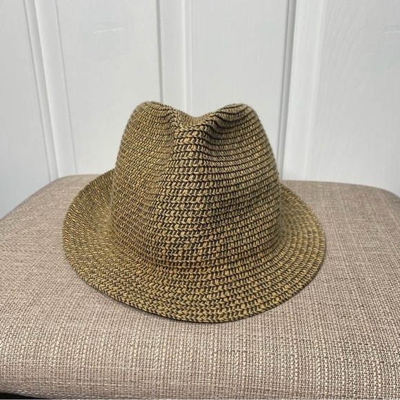 Vintage Fedora Hat - Brown & Tan woven design - Picture 4 of 5